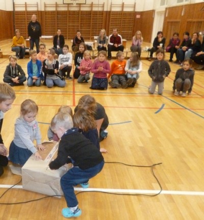 překvapení vánočního skřítka