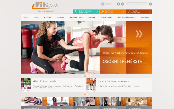 Fitklub Přerov - reference, webdesign, tvorba www